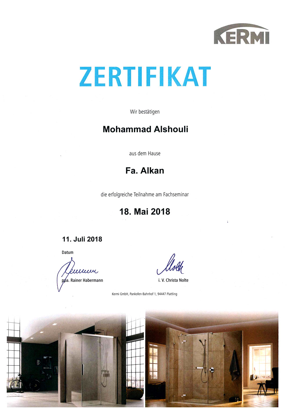 Fachseminar Kermi GmbH 2018